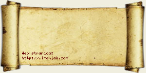 Teodora Jakupi vizit kartica